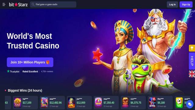 BitStarz casino screenshot
